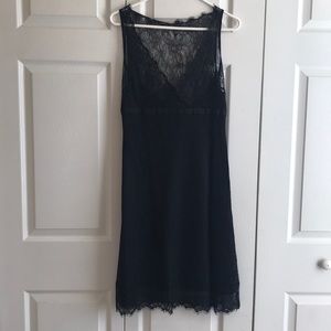Odille black lace dress